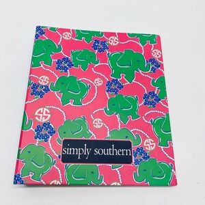Simply Southern Notebook Journal Calendar Removed Pursuit of Preppiness Elephant